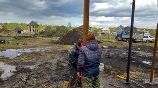 Заказать монтаж винтовых свай в Шатура - цена под ключ с доставкой от 1883 шт